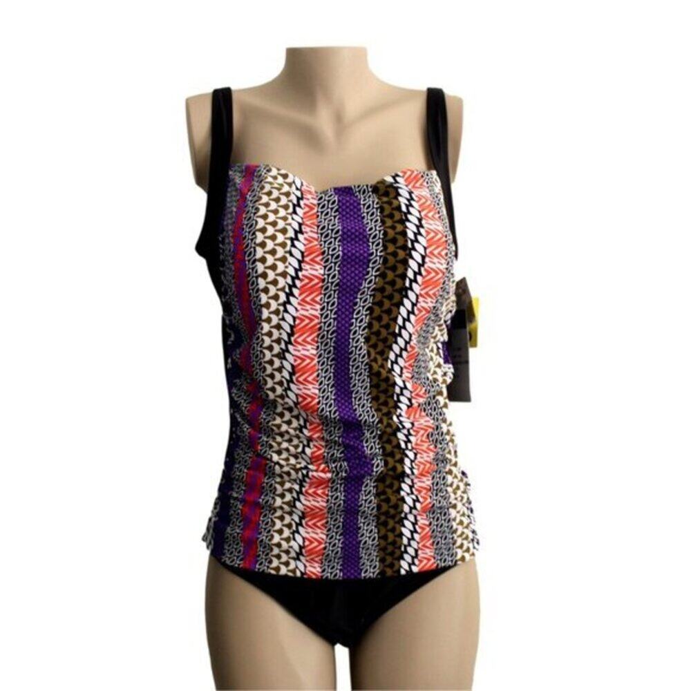 Ceeb Mock Tankini One Piece Swimsuit C/D Cup Size 16